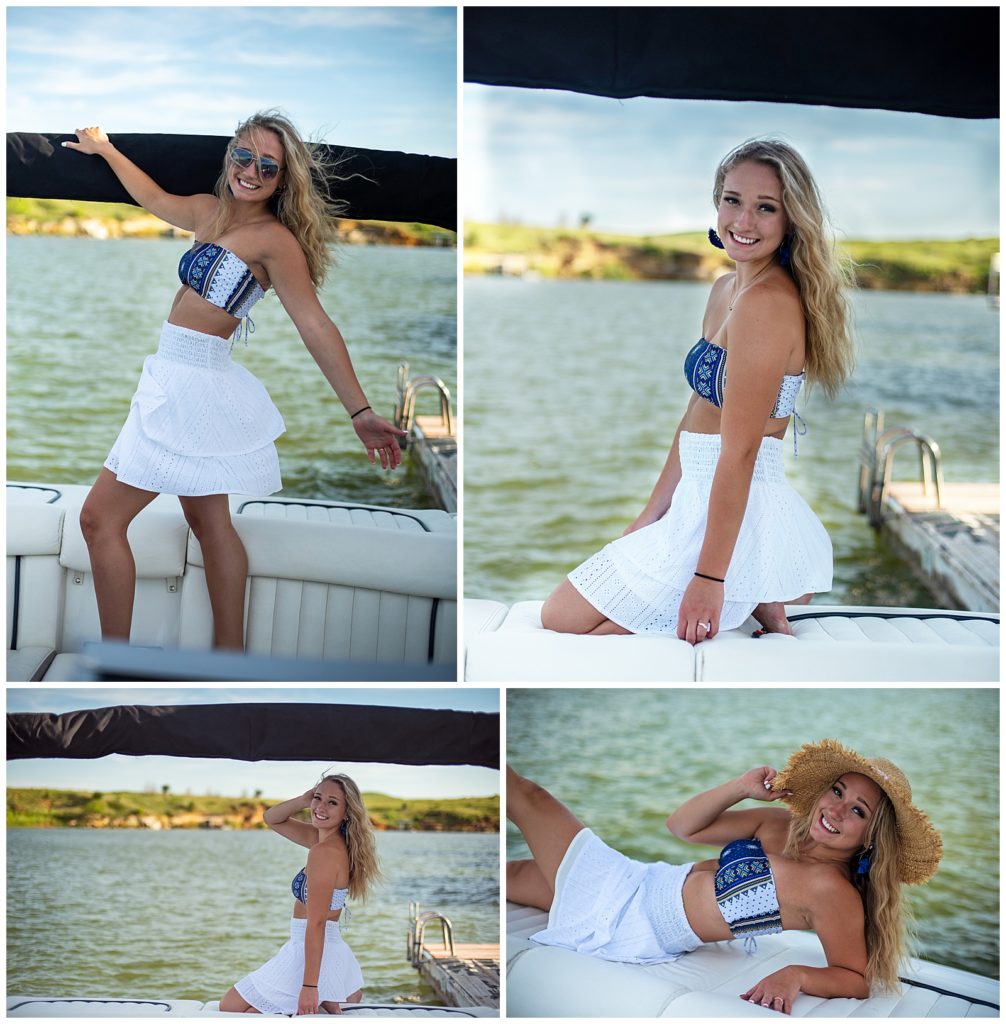 Lake Boat senior girl shoot