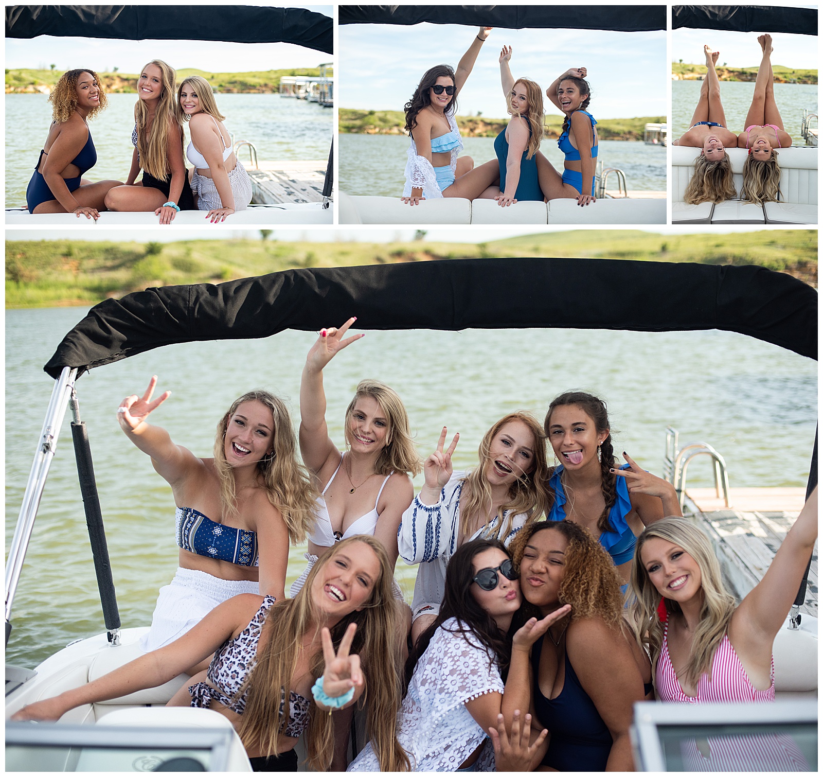 Senior model team Lake Photoshoot